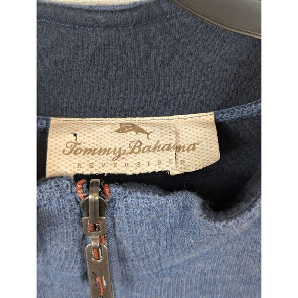 Tommy Bahama Reversible Full Zip Vest Blue Men's Size XL - Picture 4 of 10
